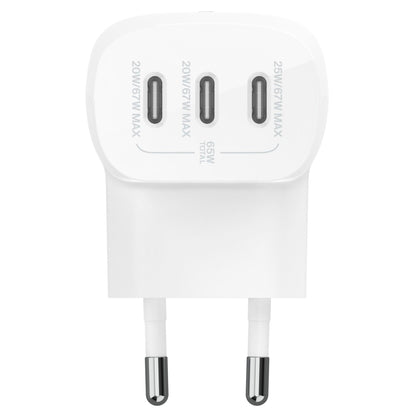 Belkin BOOST Charge USB-C 67W 3 x USB-C, PPS, white WCC002vfWH