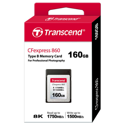 Transcend CFexpress Card   160GB CFE860              TS160GCFE860