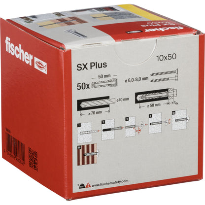 Fischer plug SX Plus 10x50 50 pcs.