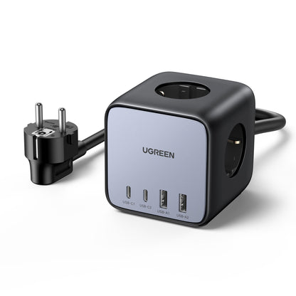 UGREEN DigiNest Cube Power Strip (3 AC outlets + 65W 2A2C)
