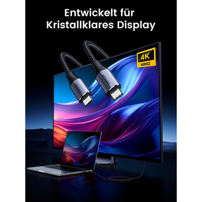 UGREEN USB-C to USB-C Cable 140W Gen2 Black 1m