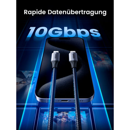 UGREEN USB-C to USB-C Cable 140W Gen2 Black 1m