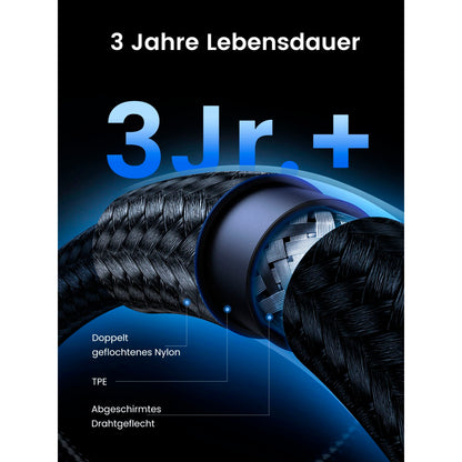 UGREEN USB-C to USB-C Cable 140W Gen2 Black 1m