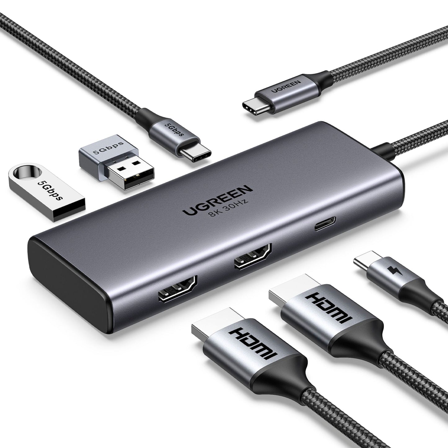 UGREEN Revodok Pro 206 USB-C 6-in-1 Hub