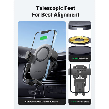 UGREEN Qi Wireless Car Charger 15W