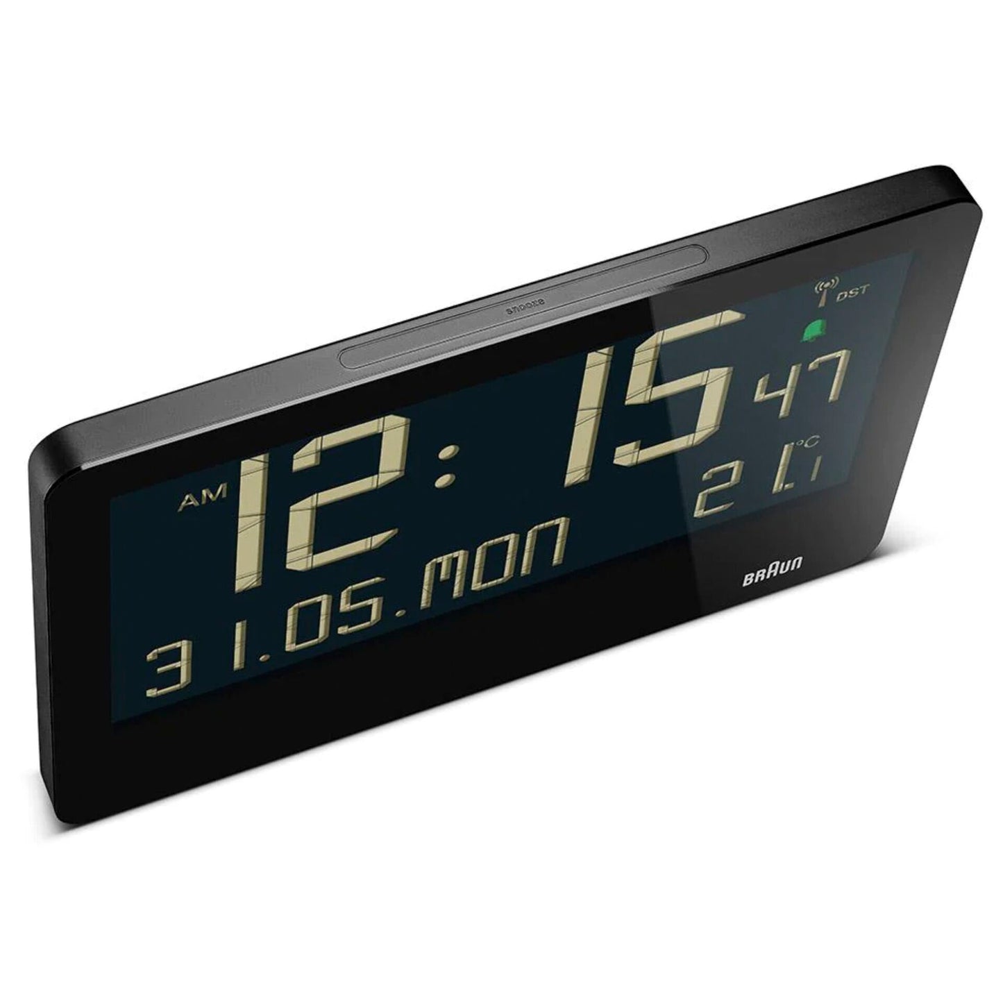 Braun BC 14 black Radio Wall Clock digital