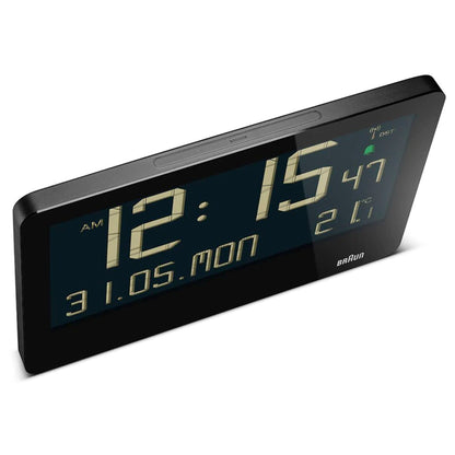 Braun BC 14 black Radio Wall Clock digital
