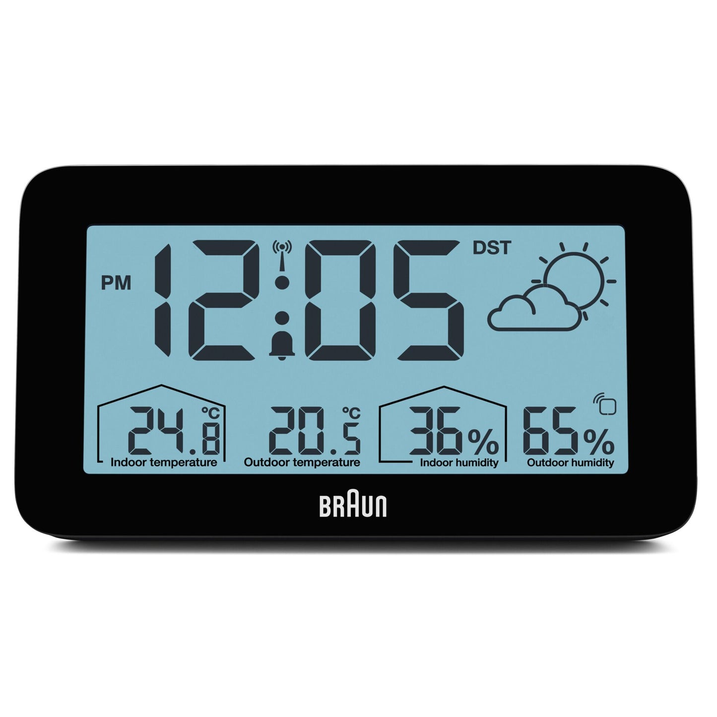 Braun BC 13 BP DCF Radio Weather Station black