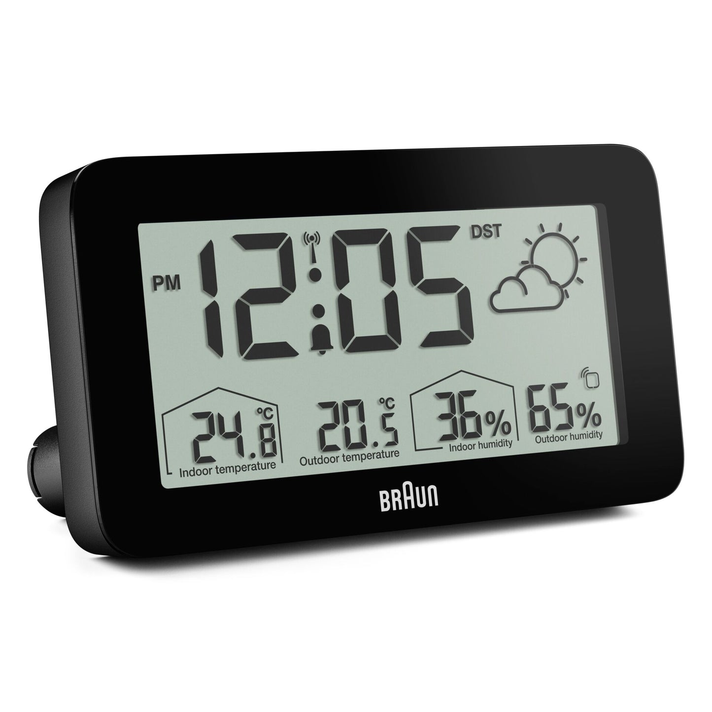 Braun BC 13 BP DCF Radio Weather Station black