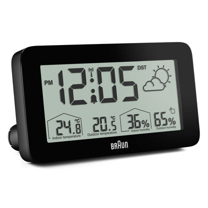 Braun BC 13 BP DCF Radio Weather Station black