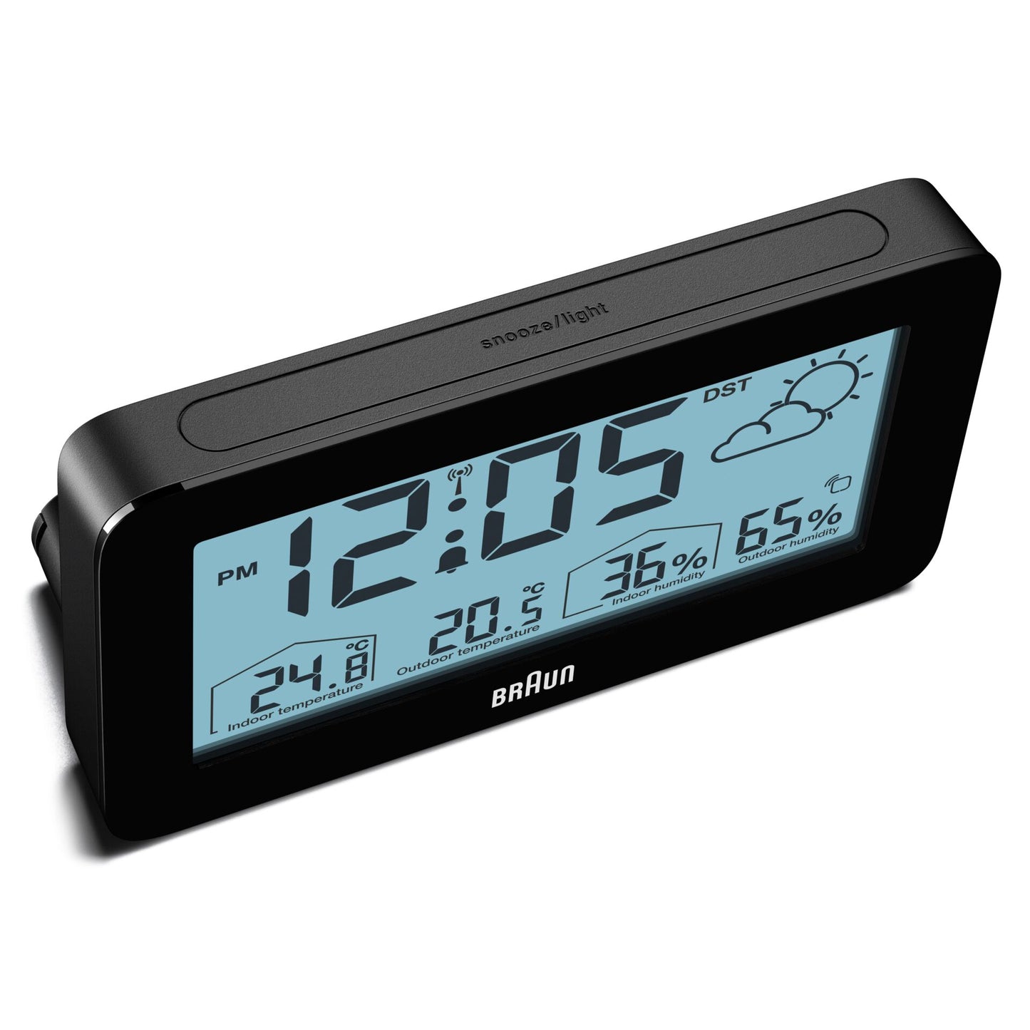 Braun BC 13 BP DCF Radio Weather Station black