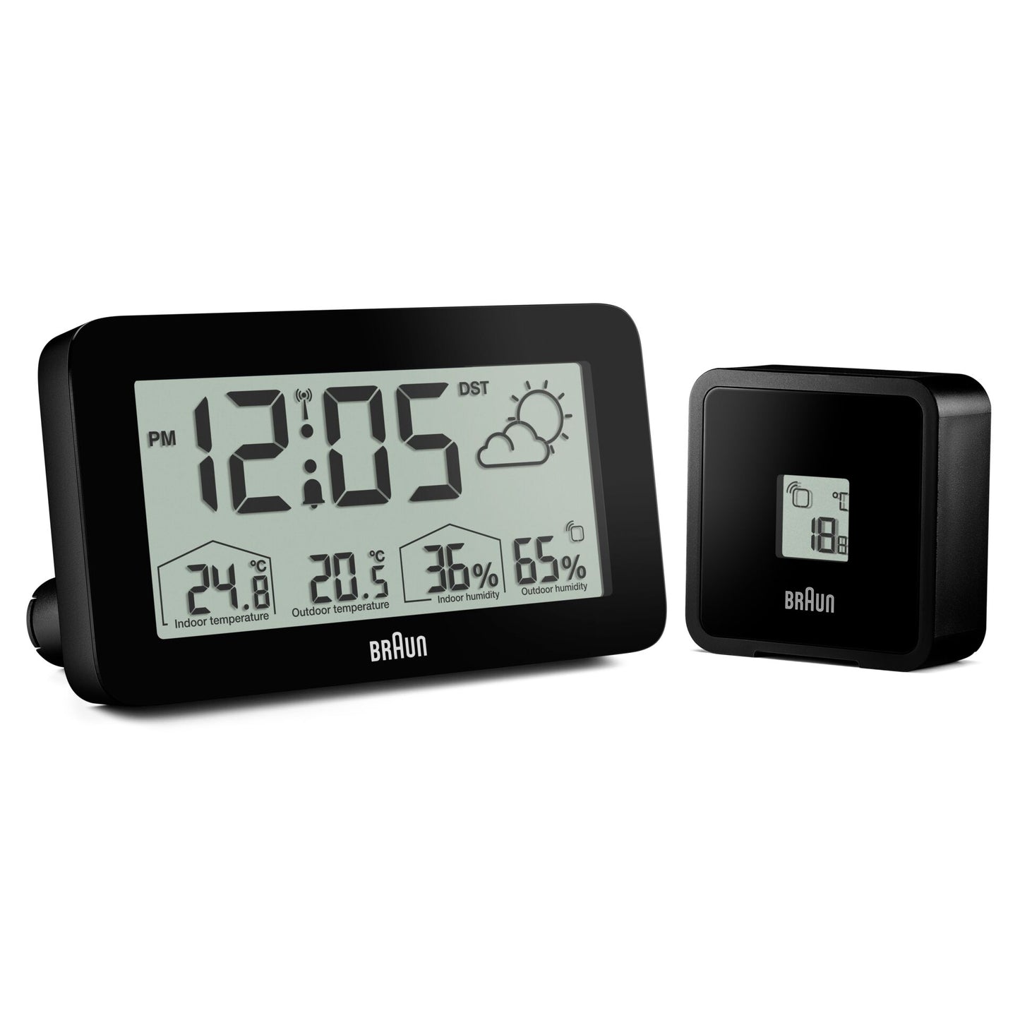 Braun BC 13 BP DCF Radio Weather Station black