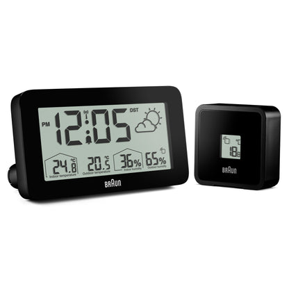 Braun BC 13 BP DCF Radio Weather Station black