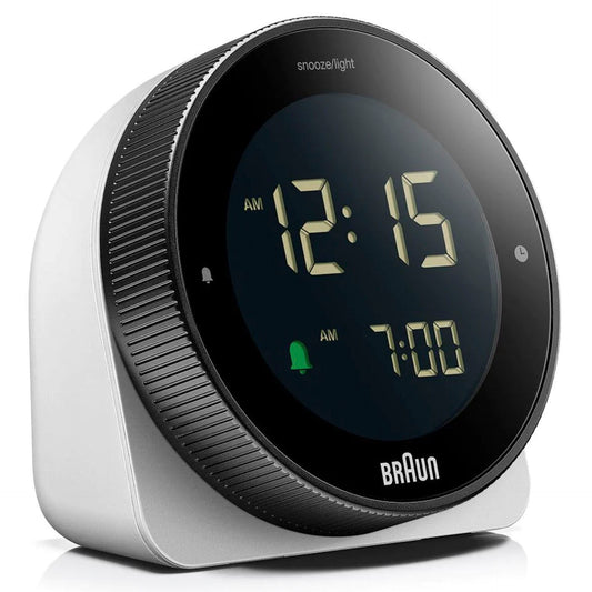 Braun BC 24 W DCF Radio alarm clock white