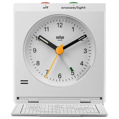 Braun BC 05 W  Quartz Foldable Alarm Clock White