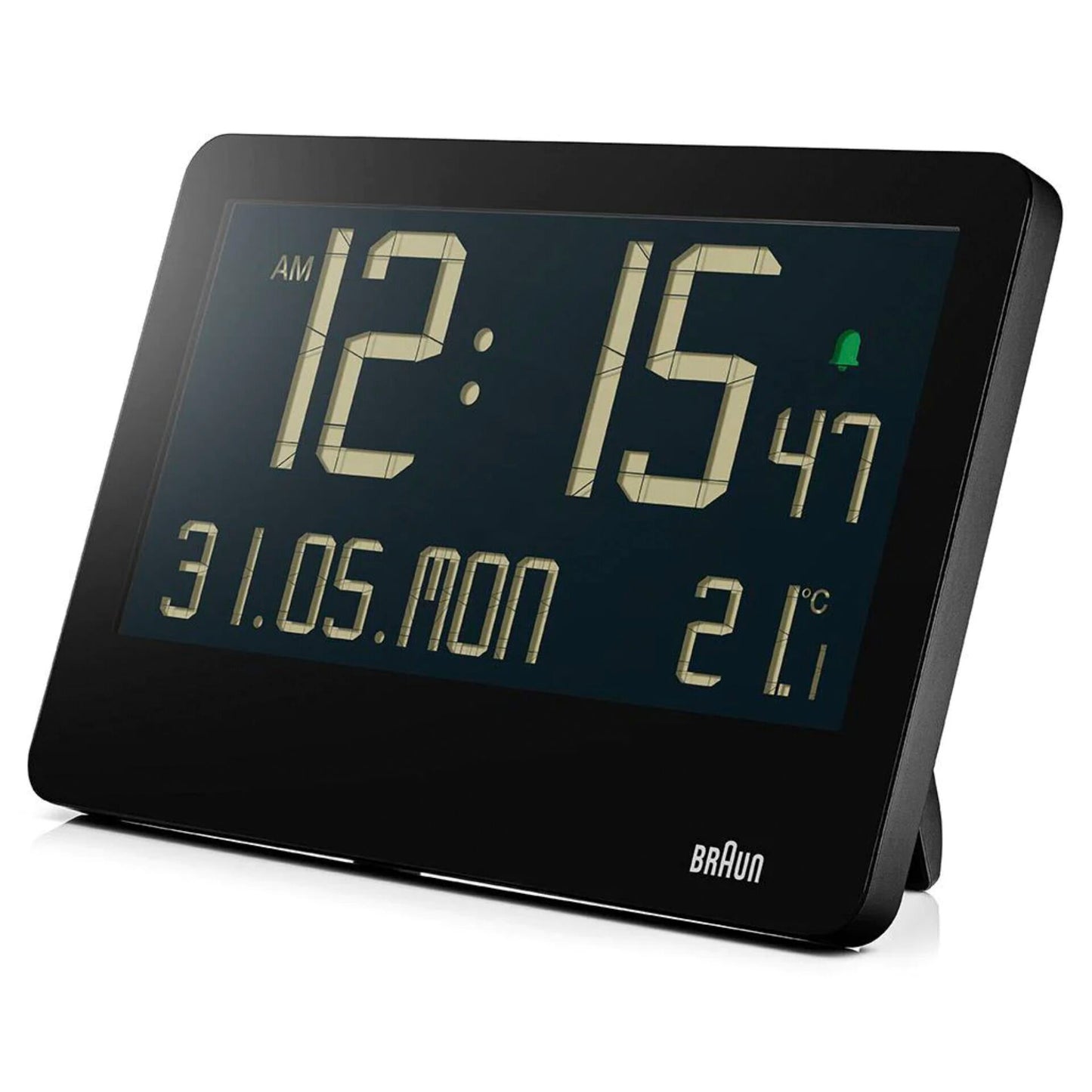 Braun BC 14 black Quartz Wall Clock digital