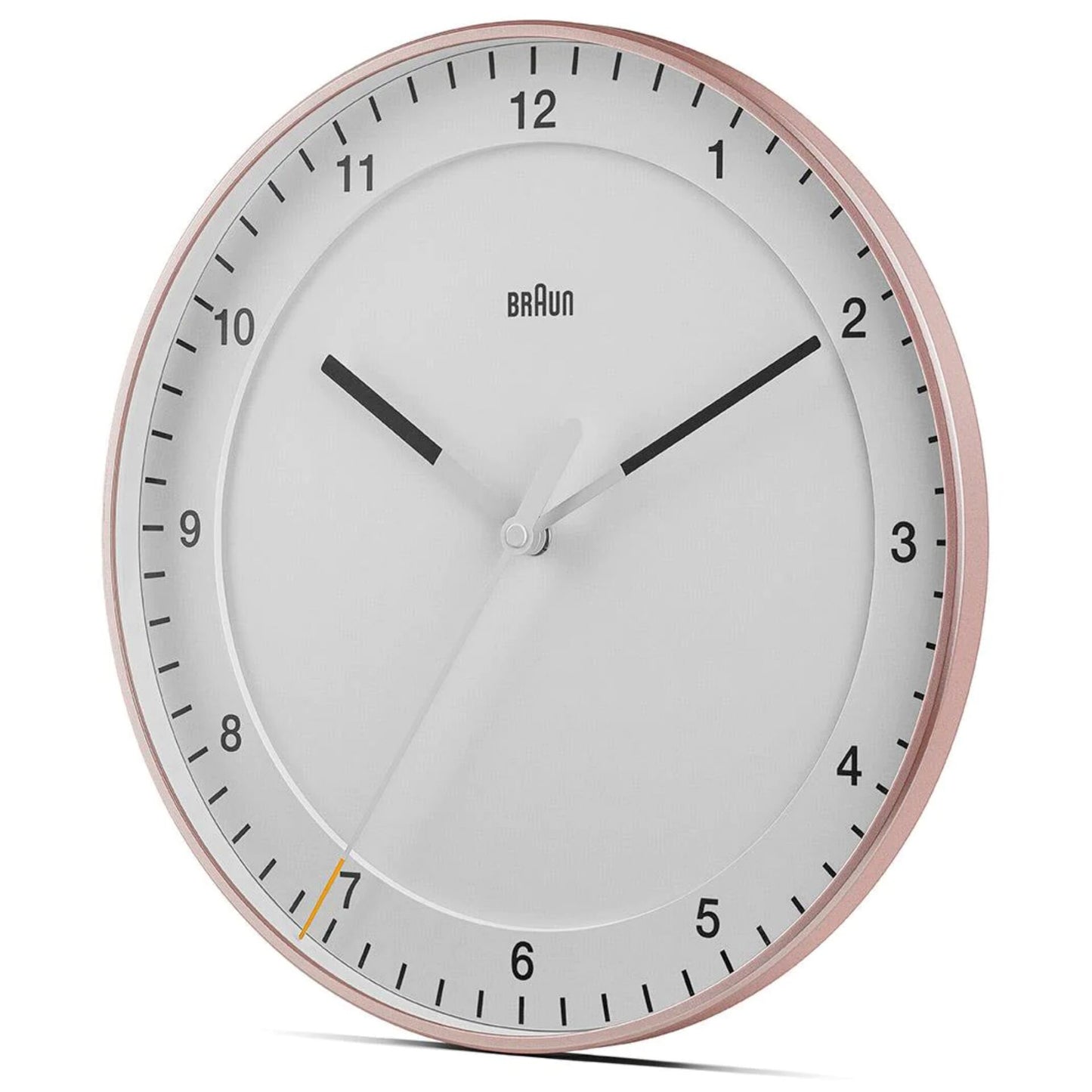 Braun BC 17 PW DCF Radio wall clock pink/white