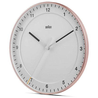 Braun BC 17 PW DCF Radio wall clock pink/white