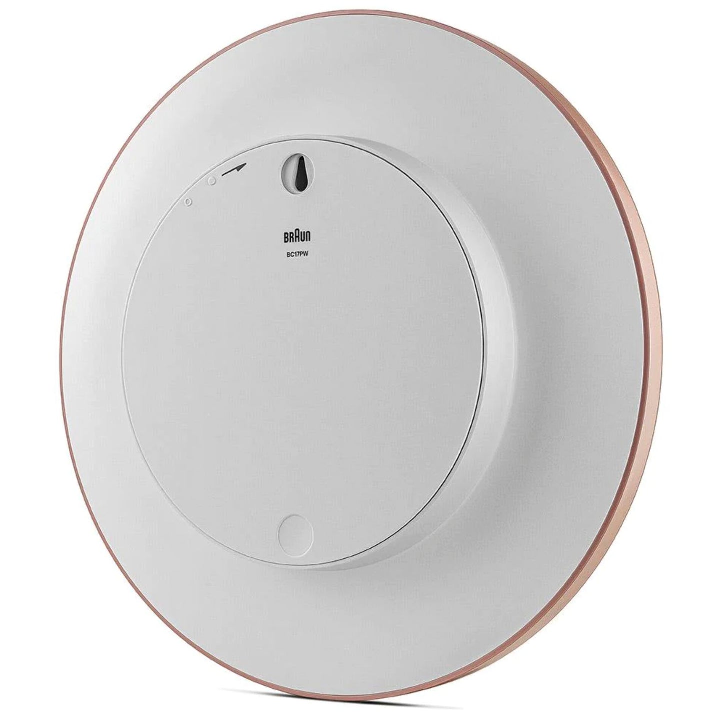 Braun BC 17 PW DCF Radio wall clock pink/white