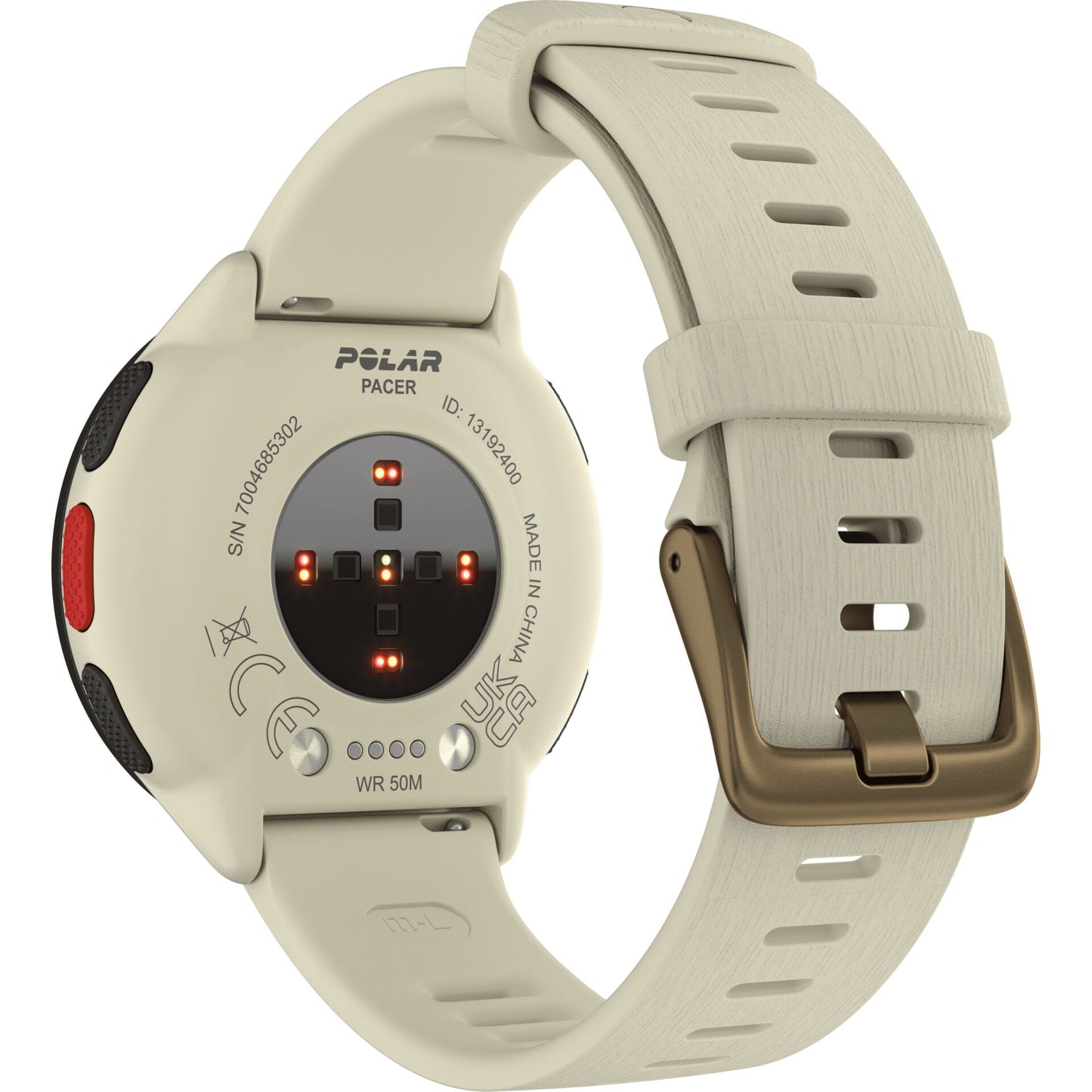 Polar Pacer Cloud White S/L