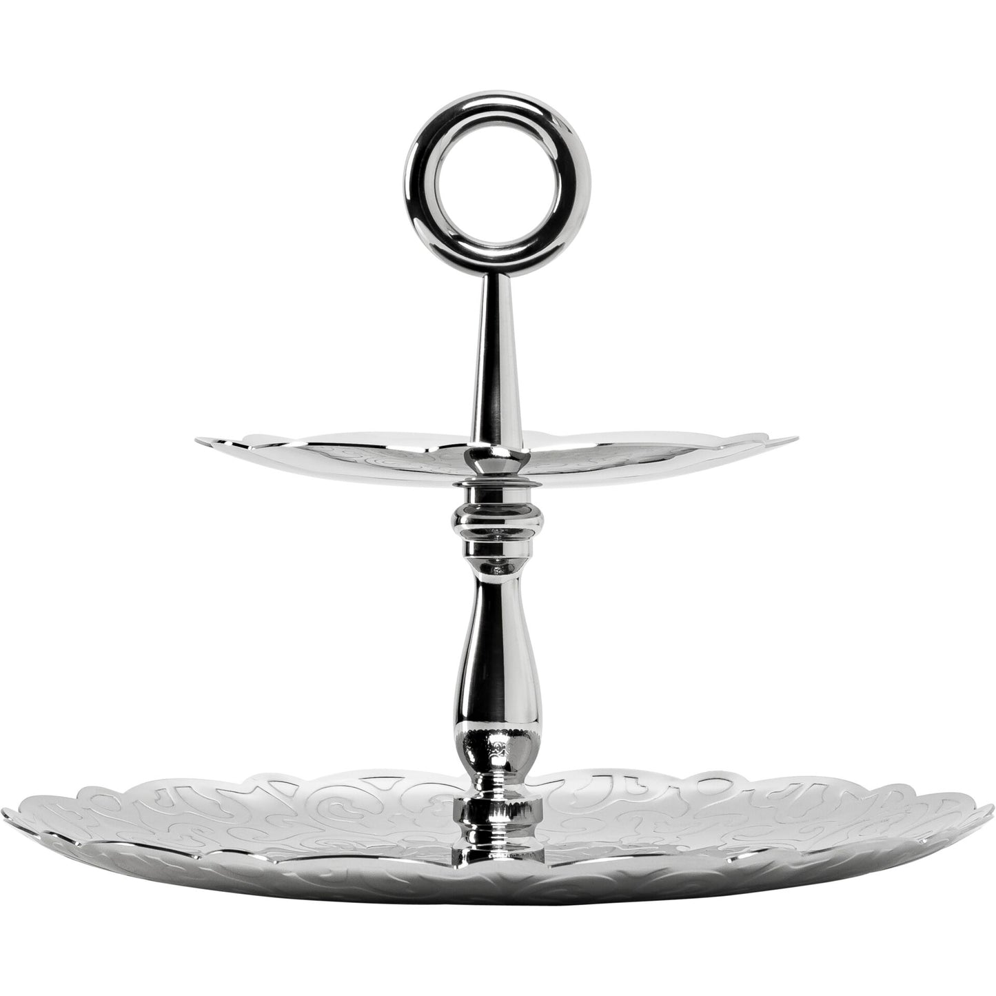 Alessi Dressed Two-Dish Cake Stand MW52/2