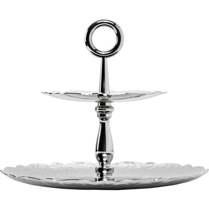 Alessi Dressed Two-Dish Cake Stand MW52/2