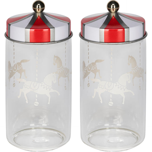 Alessi Circus Set of 2 Spice Jars MW68S2