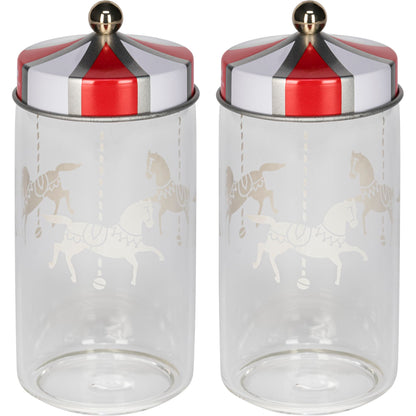Alessi Circus Set of 2 Spice Jars MW68S2
