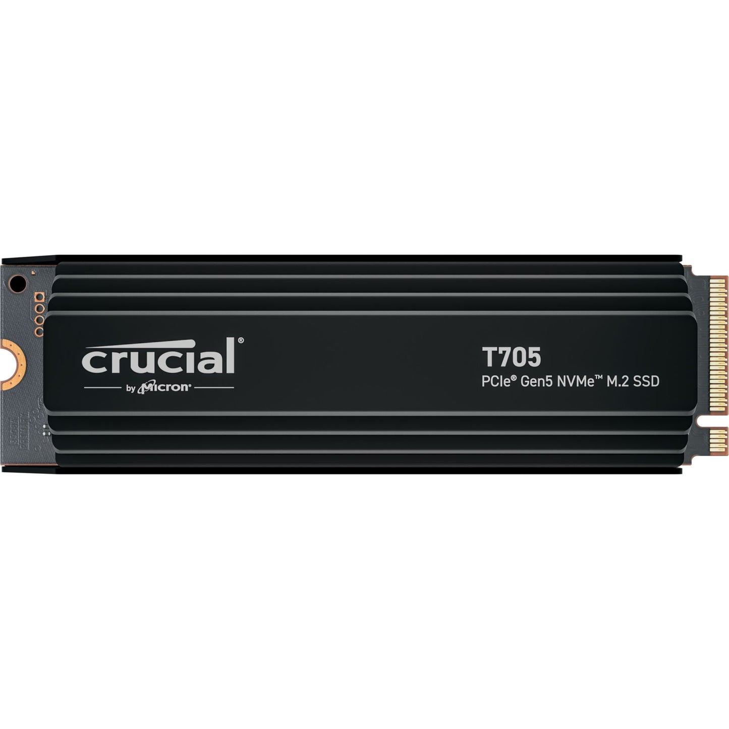 Crucial T705 with heatsink   1TB PCIe Gen5 NVMe M.2 SSD