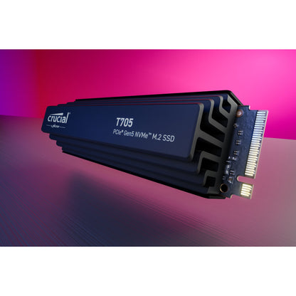 Crucial T705 with heatsink   1TB PCIe Gen5 NVMe M.2 SSD