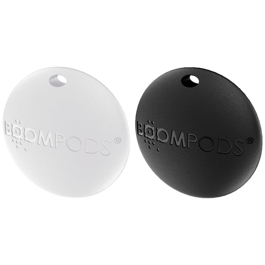 Boompods Boomtag 2 Pack black & white