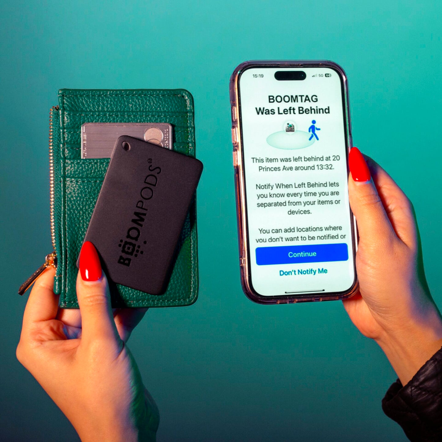 Boompods Boomcard black