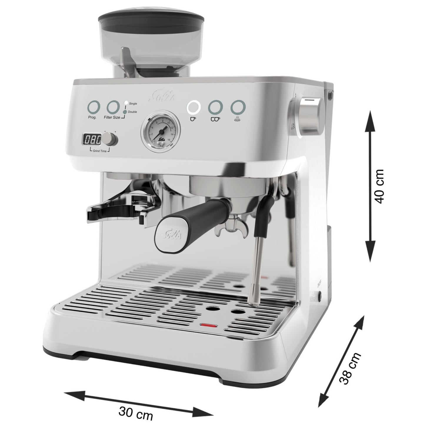 Solis Grind & Infuse Perfetta 1019                   silver