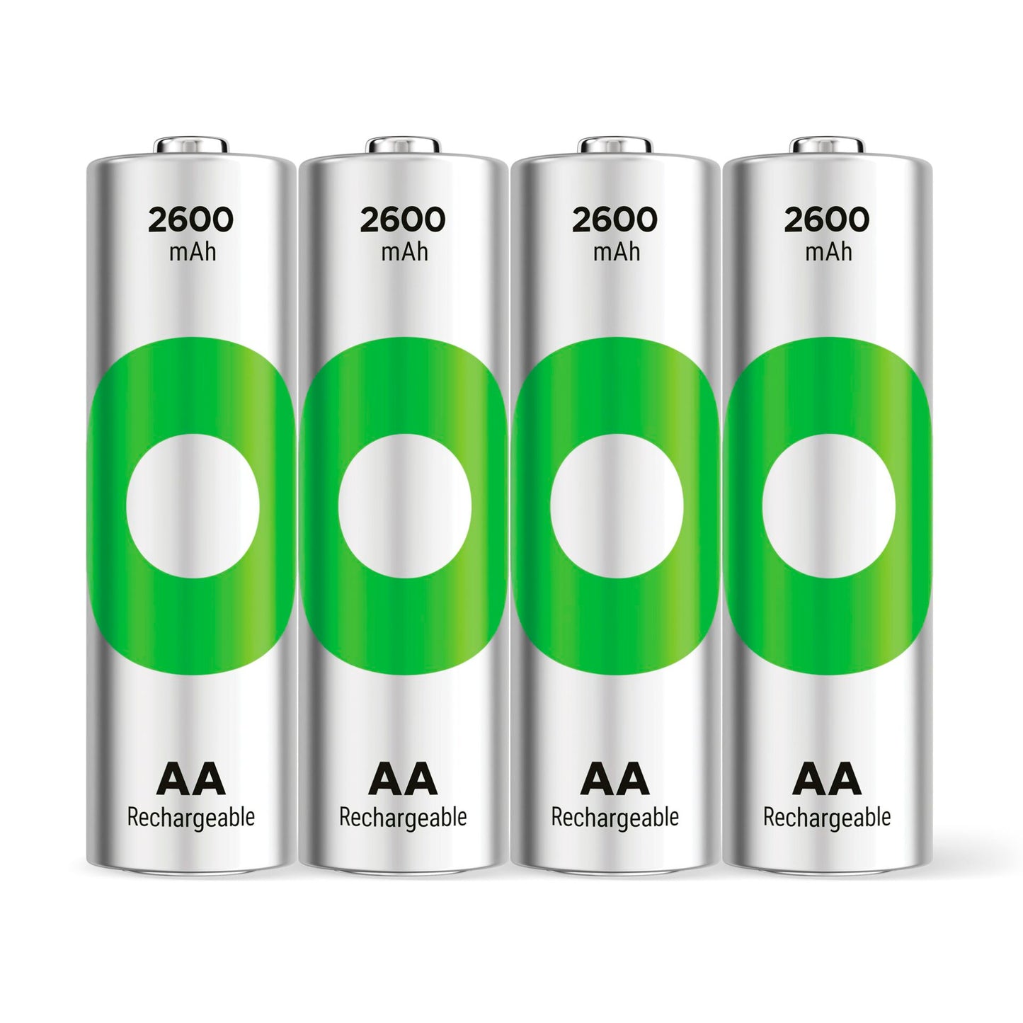 1x4 GP ReCyko NiMH battery AA 2600mAH, high capacity