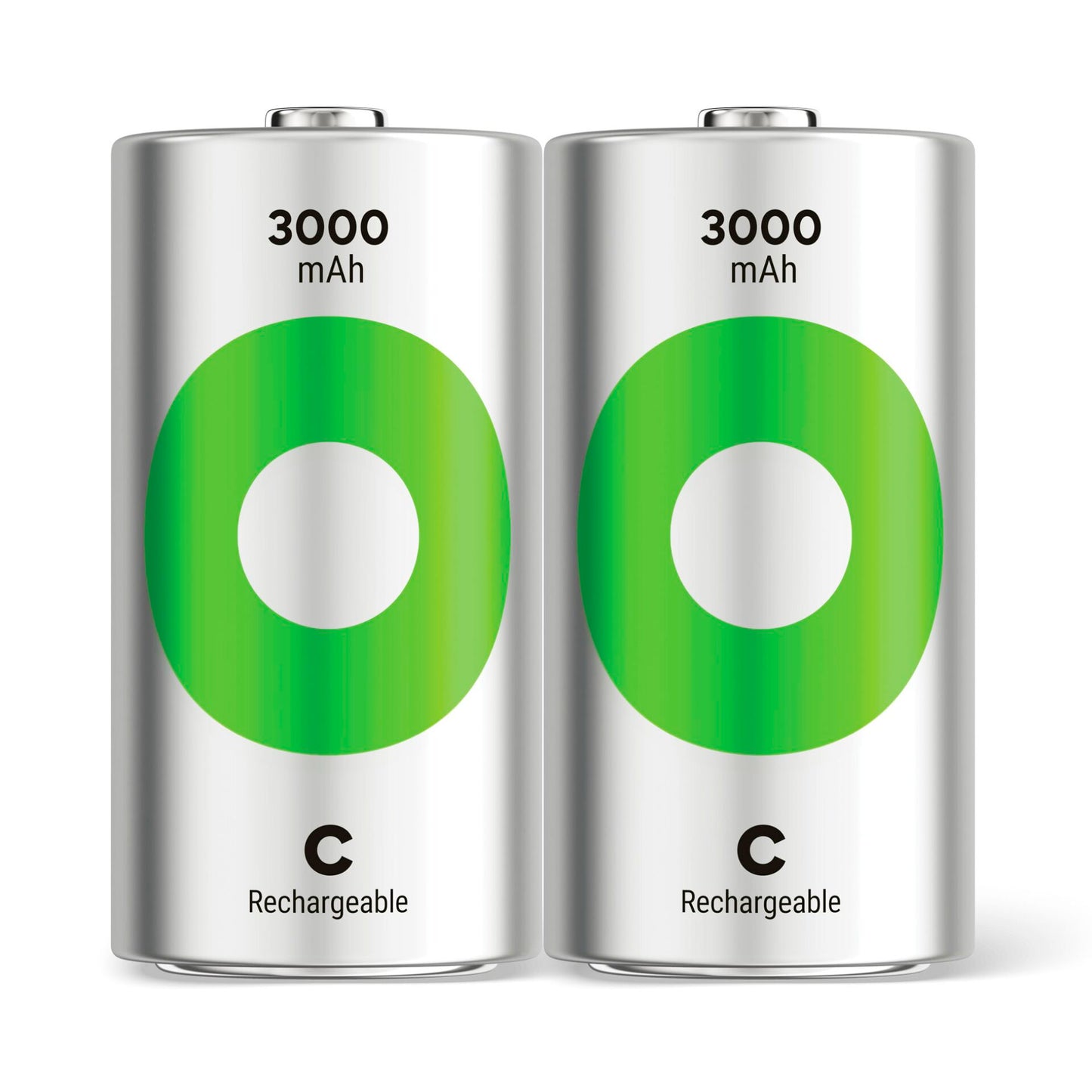 1x2 GP ReCyko NiMH Accus C Baby 3000mAH, ready to use