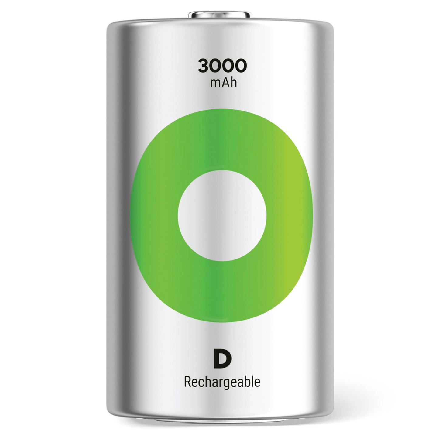 1x2 GP ReCyko NiMH Batteries o D Mono 3000 mAH, ready to use