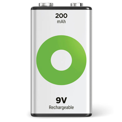 GP ReCyko NiMH Accu 9V Block 200mAH, ready to use