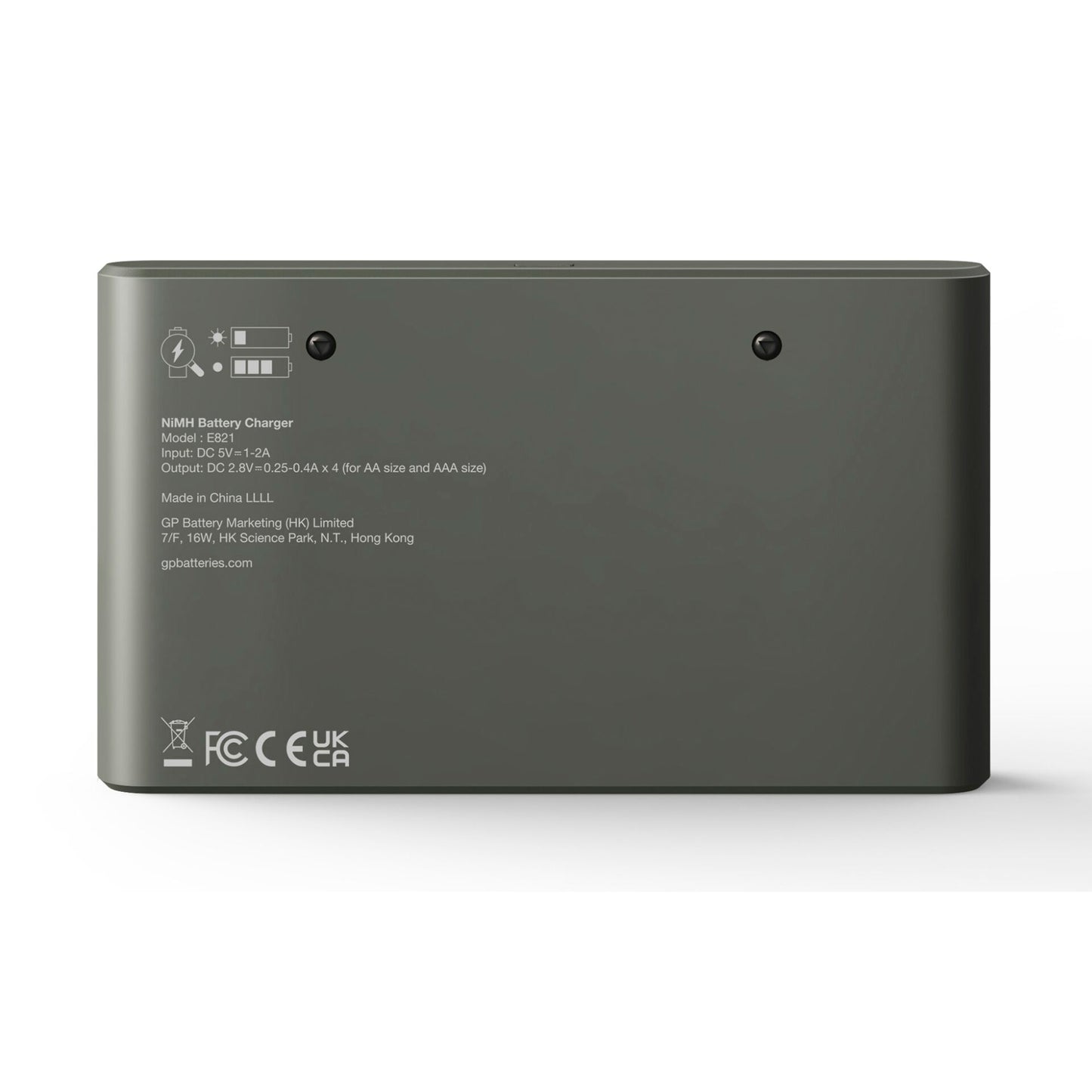 GP ReCyko E821 8-fold Round Bat. Charger+4xAA 2100mAh/4xAA 850mAh