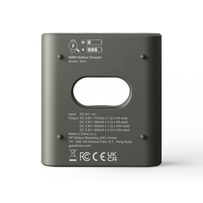 GP ReCyko B441 4-Port USB-Model Charger incl.4xAA NiMh 2100mAh