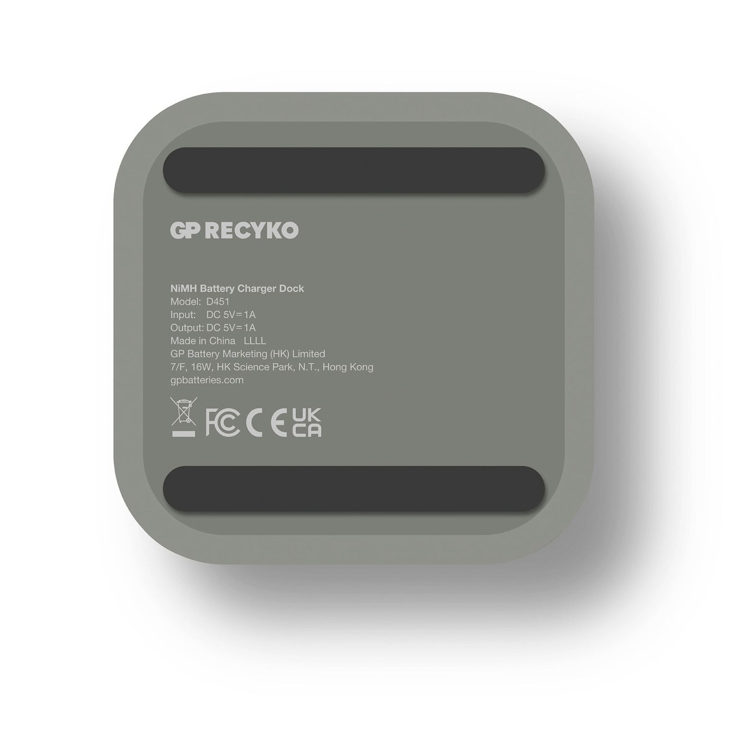 GP ReCyko M452 4-fold LCD-Model Docking St. + 4x AA NiMh 2600mAh