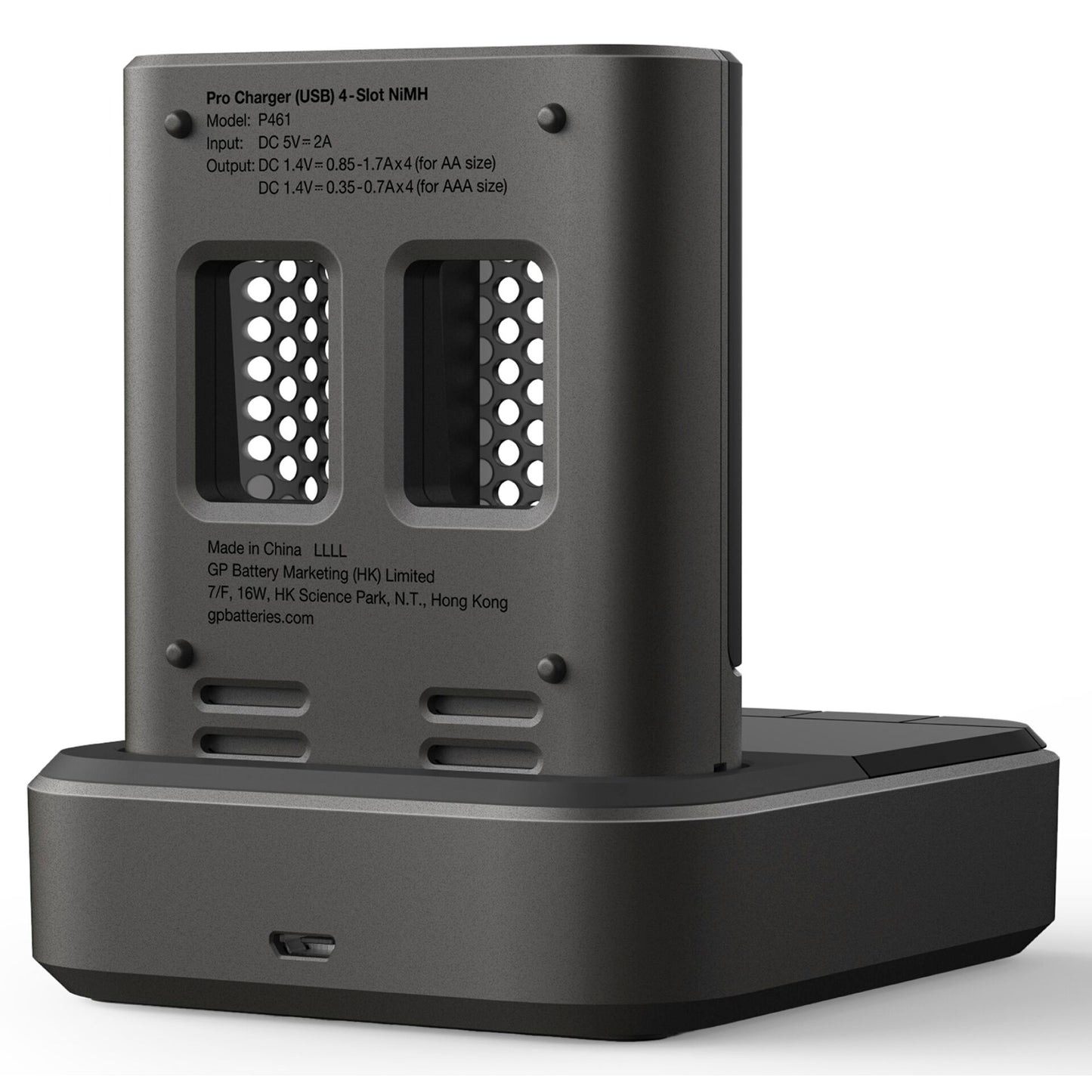 GP ReCyko Pro P461 USB-Model Charger incl.4xAA NiMh 2000mAh