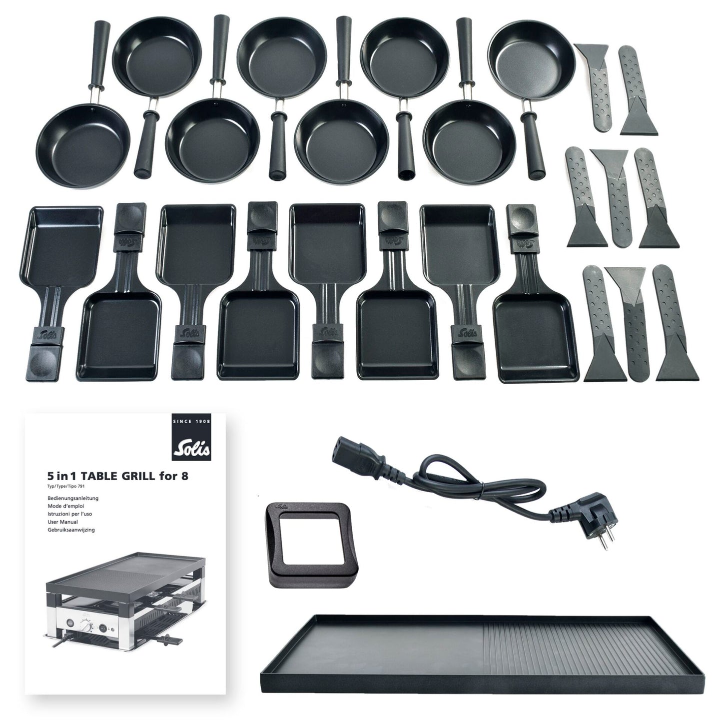 Solis 5in1 table grill 791 for 8 People