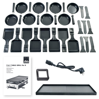 Solis 5in1 table grill 791 for 8 People