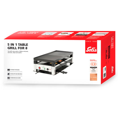 Solis 5in1 table grill 791 for 8 People