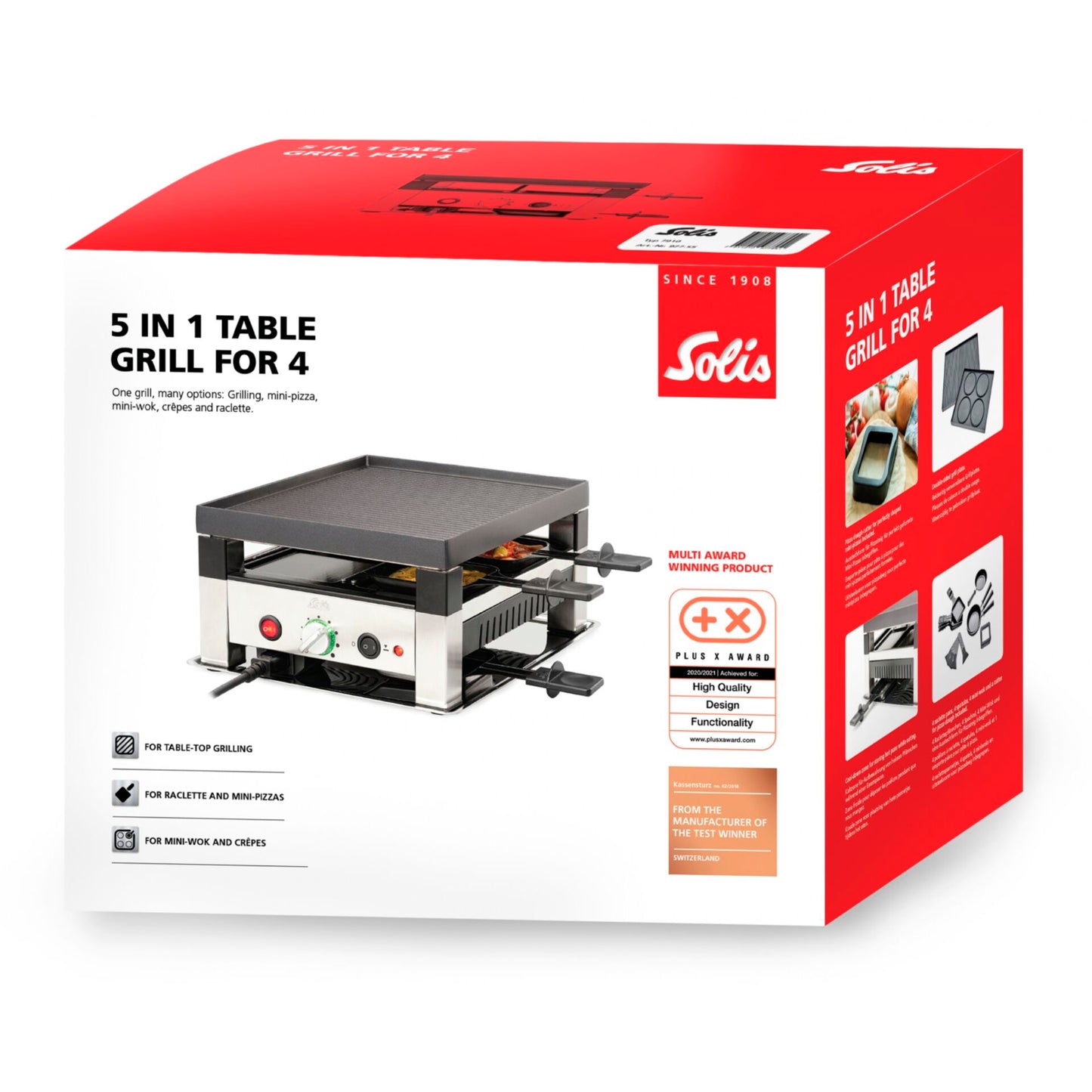 Solis 5in1 table grill 7910 for 4 people
