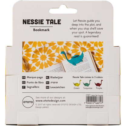 OTOTO Nessie Tale Turquoise Bookmark