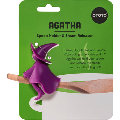 OTOTO Agatha Purple Spoon Holder & Steam Releaser