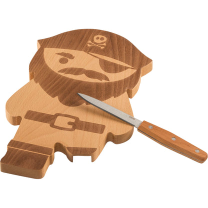 OTOTO Pirate Board Cutting Board & Knife