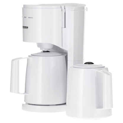 Severin KA 9309 white Filter Coffee Maker with 2 Pots