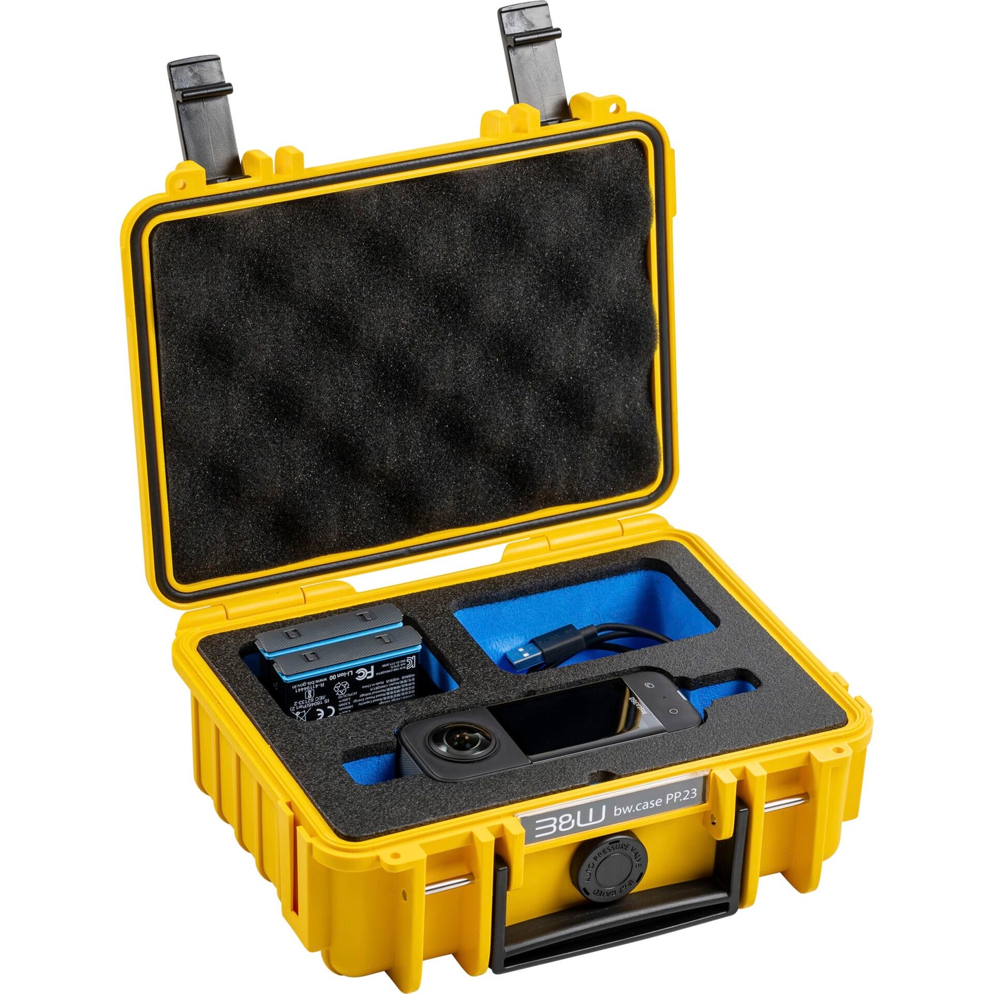 B&W action.case PP.23 yellow for Insta360 X3